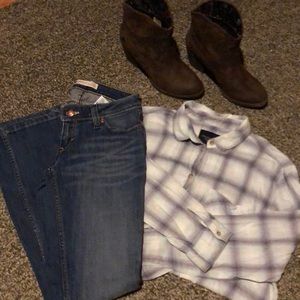 American Eagle Button Down Soft Flannel